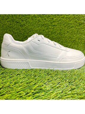 Flux Footwear Adapt Leather Trainer White Mens Size 11 Athletic Shoes Sneakers